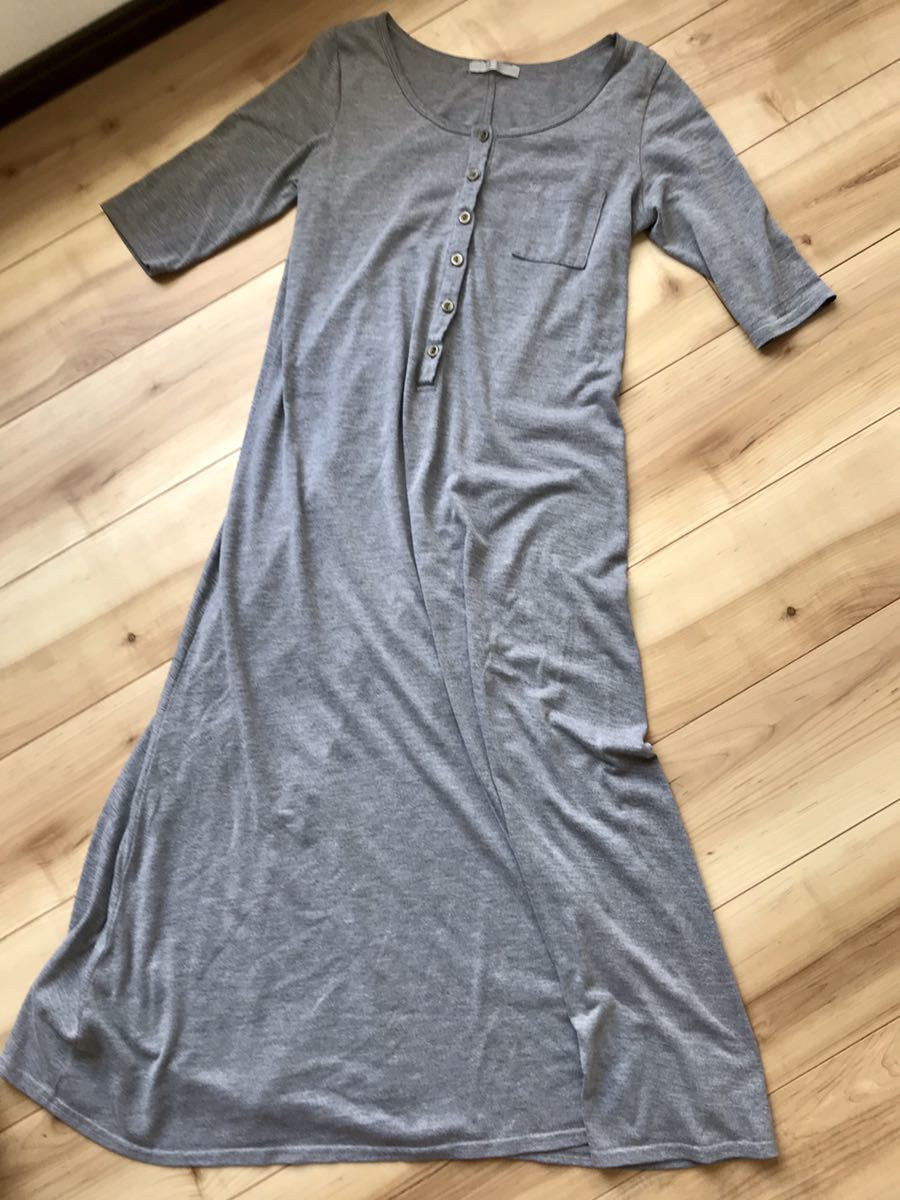 マタニティ 半袖 ロングワンピース ルームウェア パジャマ 授乳 着丈110 M 9号 グレー ゆったり 送料370円 前ボタン 部屋着 産前産後 ワンピース 売買されたオークション情報 Yahooの商品情報をアーカイブ公開 オークファン Aucfan Com