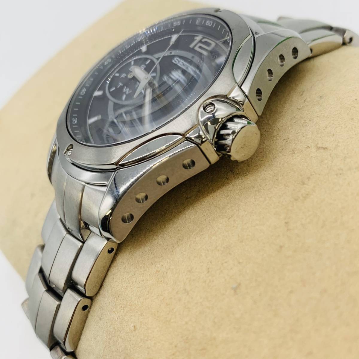 動作品【 SEIKO ignition 腕時計 V14J-0AH0 】セイコー イグニッション 