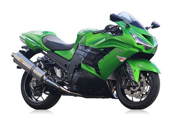 R'sギア ZX-14R 12-15 16-年式 ワイバン スリップオン チタン 新品