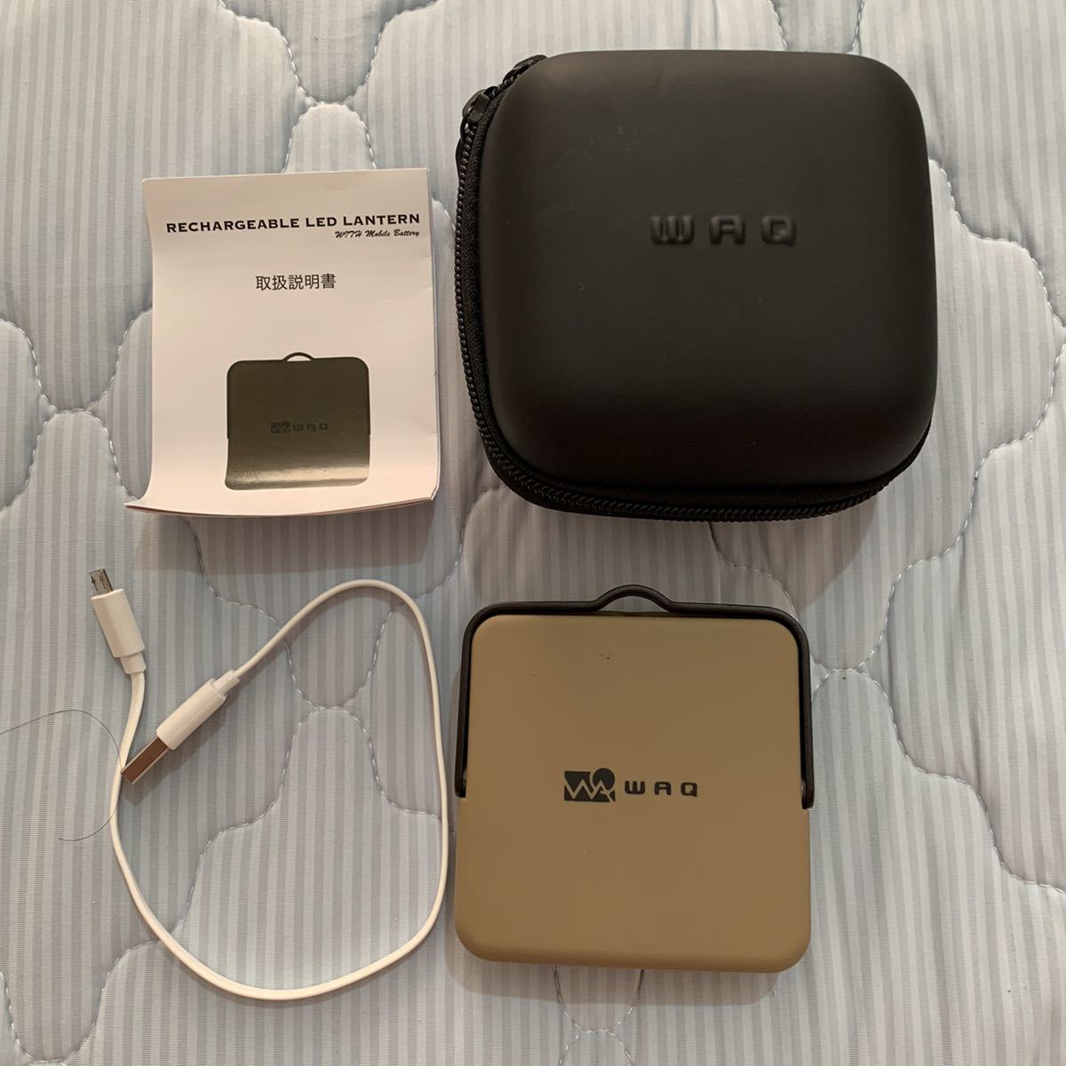 人気，100%新品 WAQ LEDランタン リチャージブル 充電式 USB スマホ充電可能 タン キャンプ ライト(ランタン)｜売買されたオークション情報、yahooの商品情報をアーカイブ公開 - オークファン その他