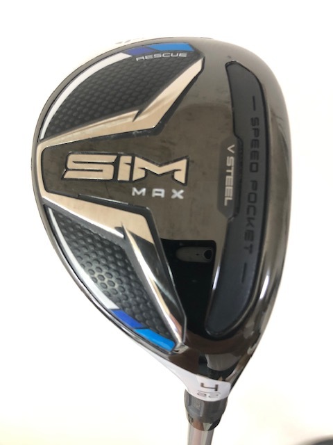 【100%新品，大人気】 カスタムメイドクラブ Taylormade テーラーメイド 日本正規品 SIM MAX レスキュー U4 4番 ＭＣＩ ７０－Ｓ(テーラーメイド)｜売買されたオークション情報、yahooの商品情報をアーカイブ公開 - オー 男性右きき用