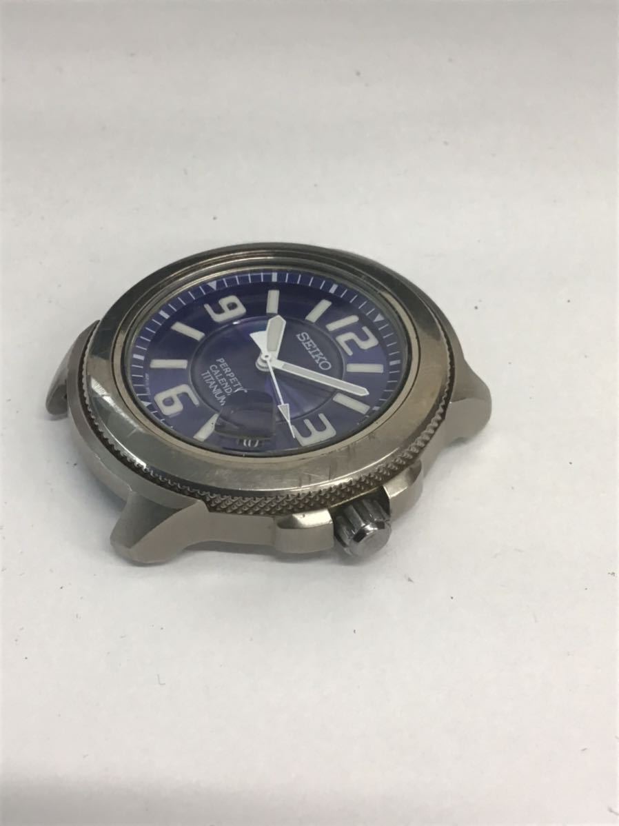 SEIKO セイコー 8F32-0350 パーペチュアルカレンダー チタン メンズ