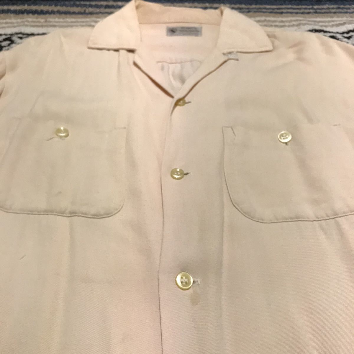 TOWNCRAFT OPEN 1950s COLLAR Open Collar PENNEY