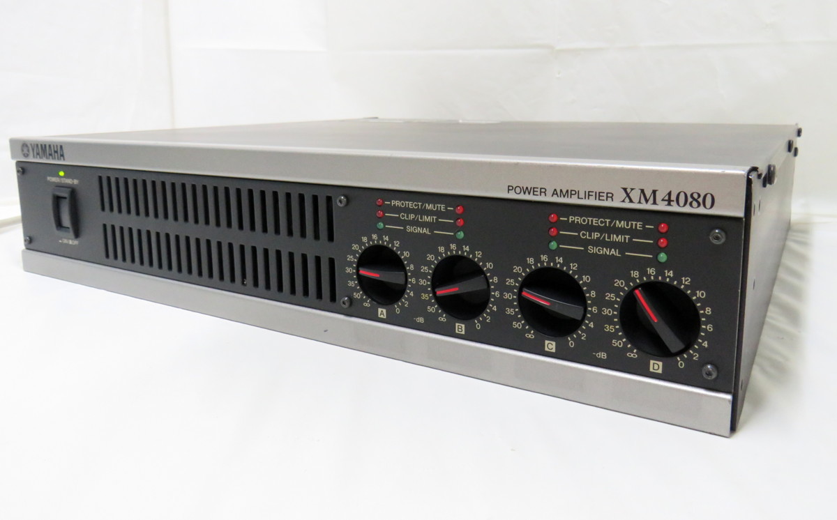 140☆YAMAHA ヤマハ XM4080 パワーアンプ☆0709-080 ,140☆YAMAHA