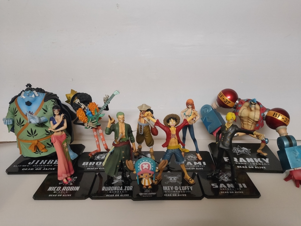 開封品 フィギュアーツZERO ワンピース 麦わらの一味 10種セット (新