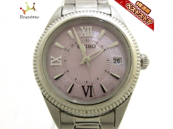 SEIKO(セイコー) 腕時計 1B22-0BZ0 レディース ピンク 美品 SEIKO SEIKO(セイコー) 腕時計 1B22-0BZ0 レディース ピンク 美品 SEIKO