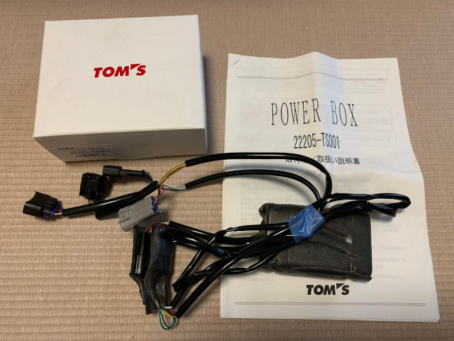 POWER パワーボックス TOM'S レクサスIS トムスパワーボックスTOM'S
