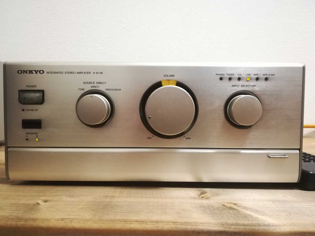 ONKYO ステレオアンプ A-911M リモコン付き！! 一般 ONKYO 【公式通販】