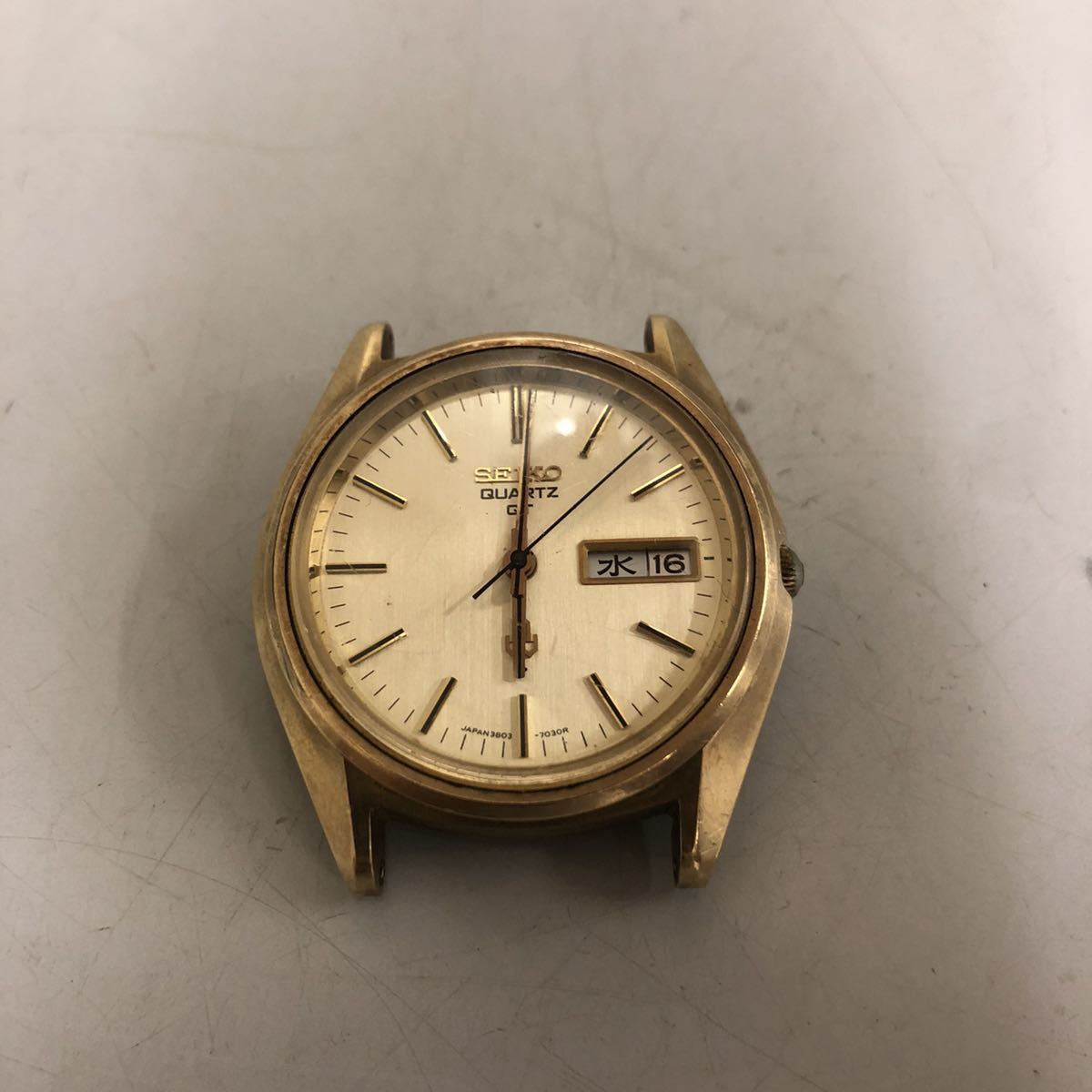 SEIKO セイコー クォーツ QUARTZ QT 3803-7031 CAP GOLD オールドクォーツ