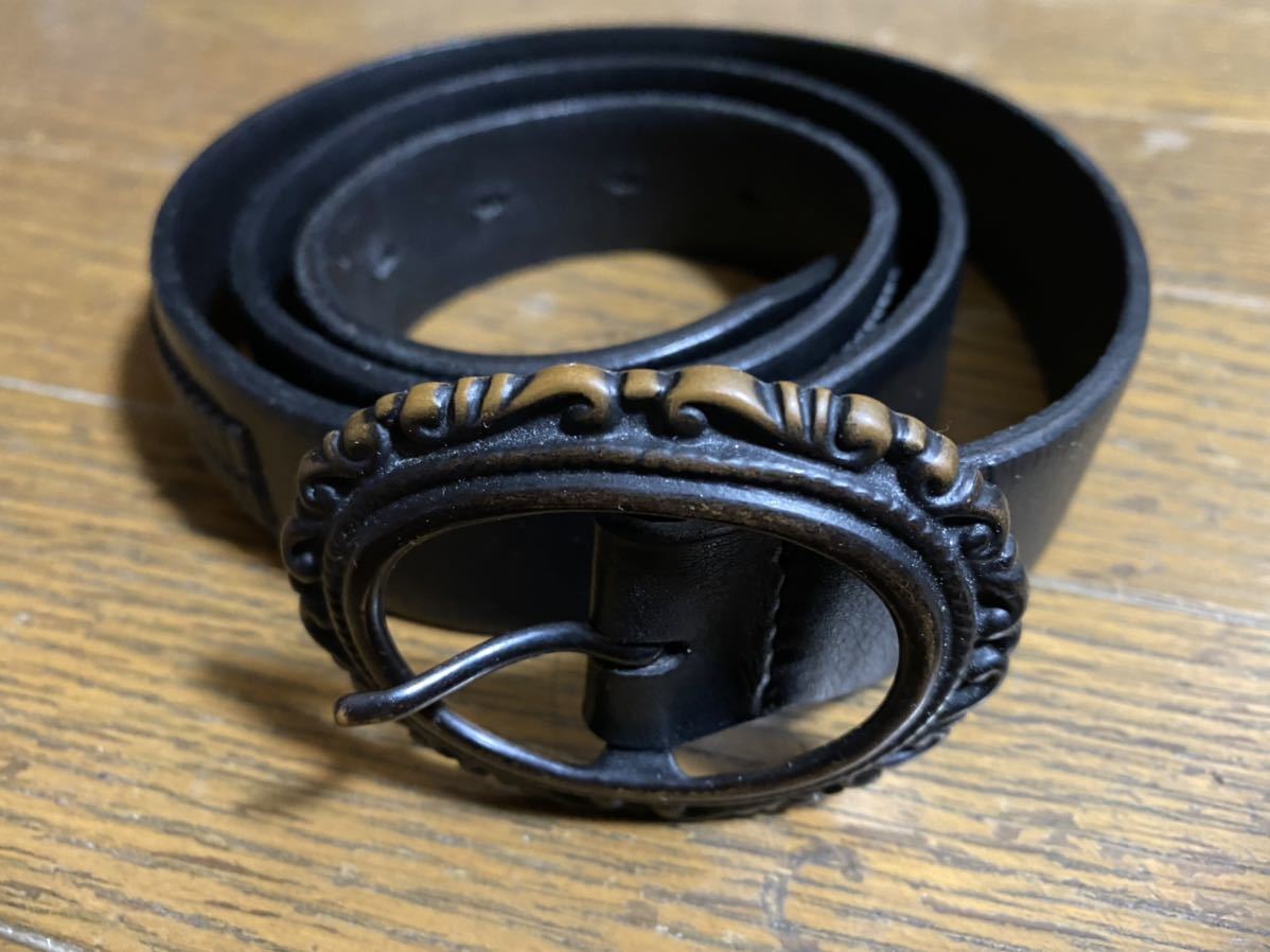 アンダーカバー レザーベルト UNDERCOVER 黒 アンダーカバー ブランド