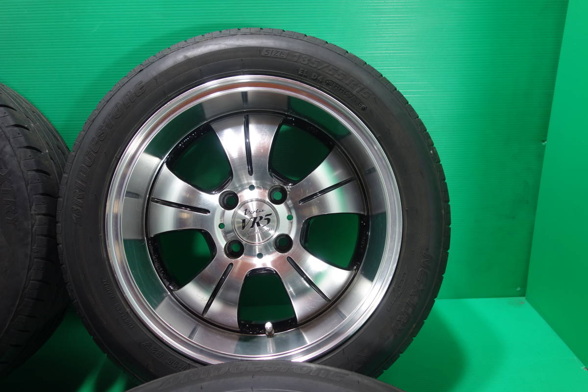 激安 質屋 D310-18 送料無料 185/55R15 夏タイヤ 4本セット