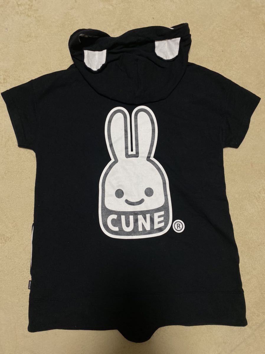 CUNE – 耳しっぽ付き半袖パーカー CUNE 耳 しっぽ付き 半袖パーカー