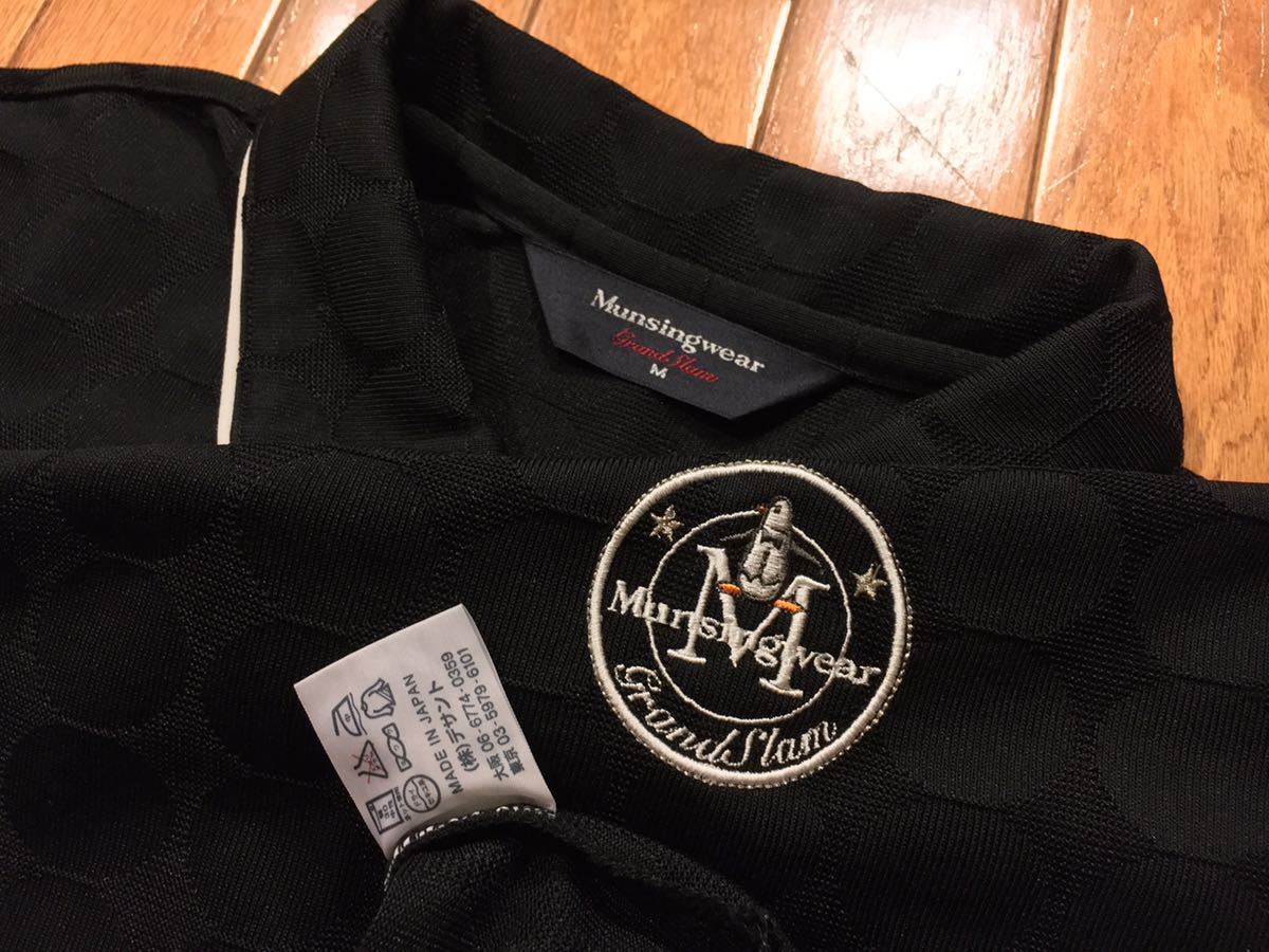 最安値，爆買い 超 Munsingwear マンシングウェア レディース 半袖 ゴルフ シャツ size-M 使用１回 ブラック グランドスラム GOLF 株 デサント(マンシング)｜売買されたオークション情報、yahooの商品情報をアーカ シャツ