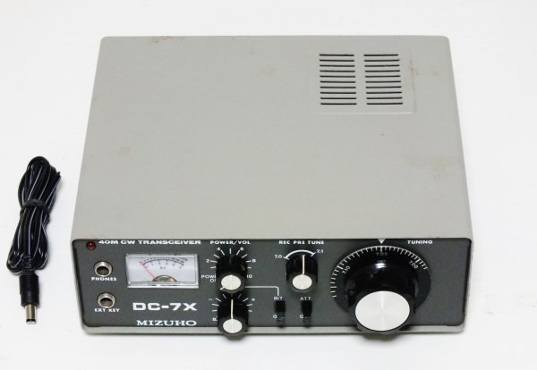 希少 MIZUHO 7MHz QRPトランシーバー DC-7X