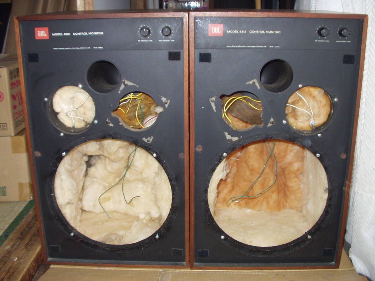 JBL 4312 エンクロージャー JBL 0 - 3WAY MONITOR ケンリックメンテ完了品