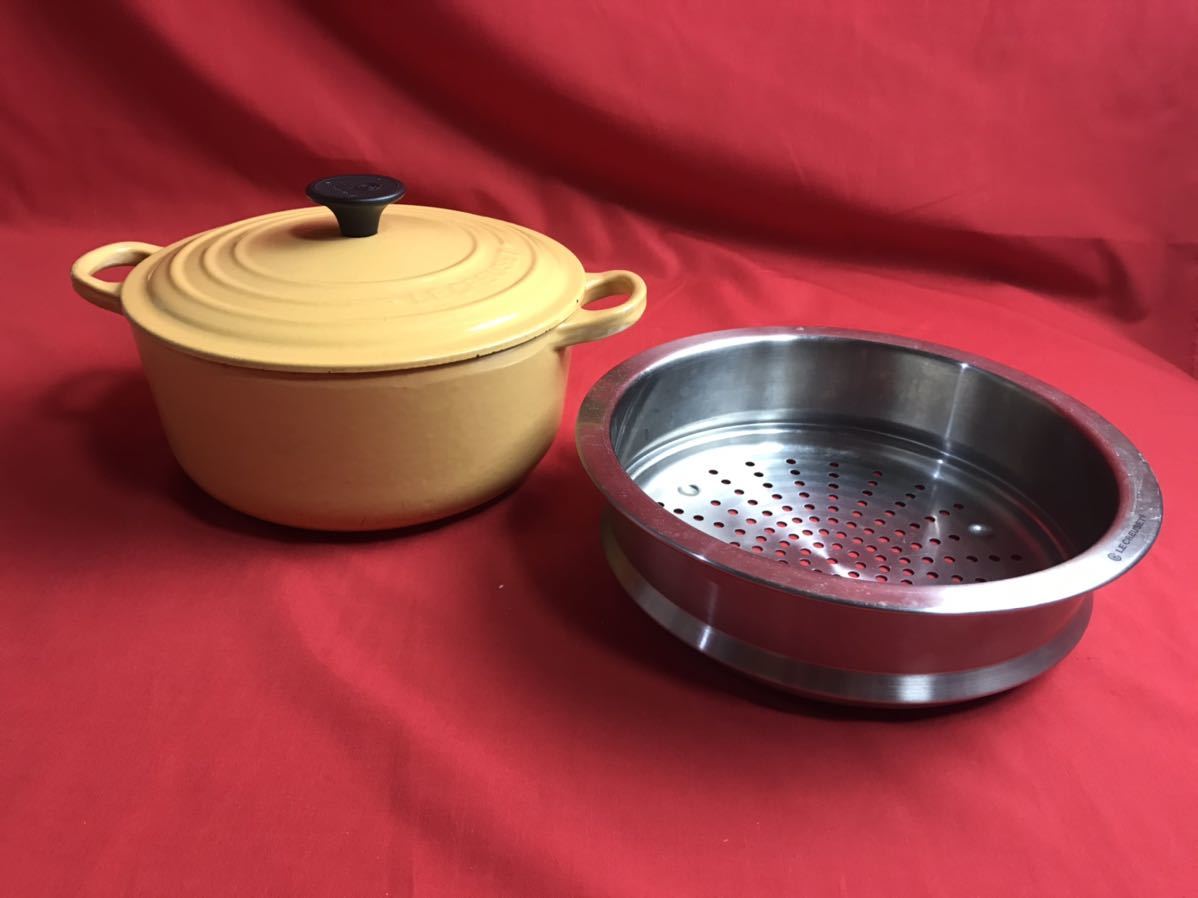 ルクルーゼ ル・クルーゼ LE CREUSET 両手鍋 ココットロンド イエロー