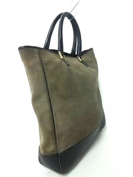 ロエベ LOEWE トートバッグ アナグラム スエード スエード×レザー