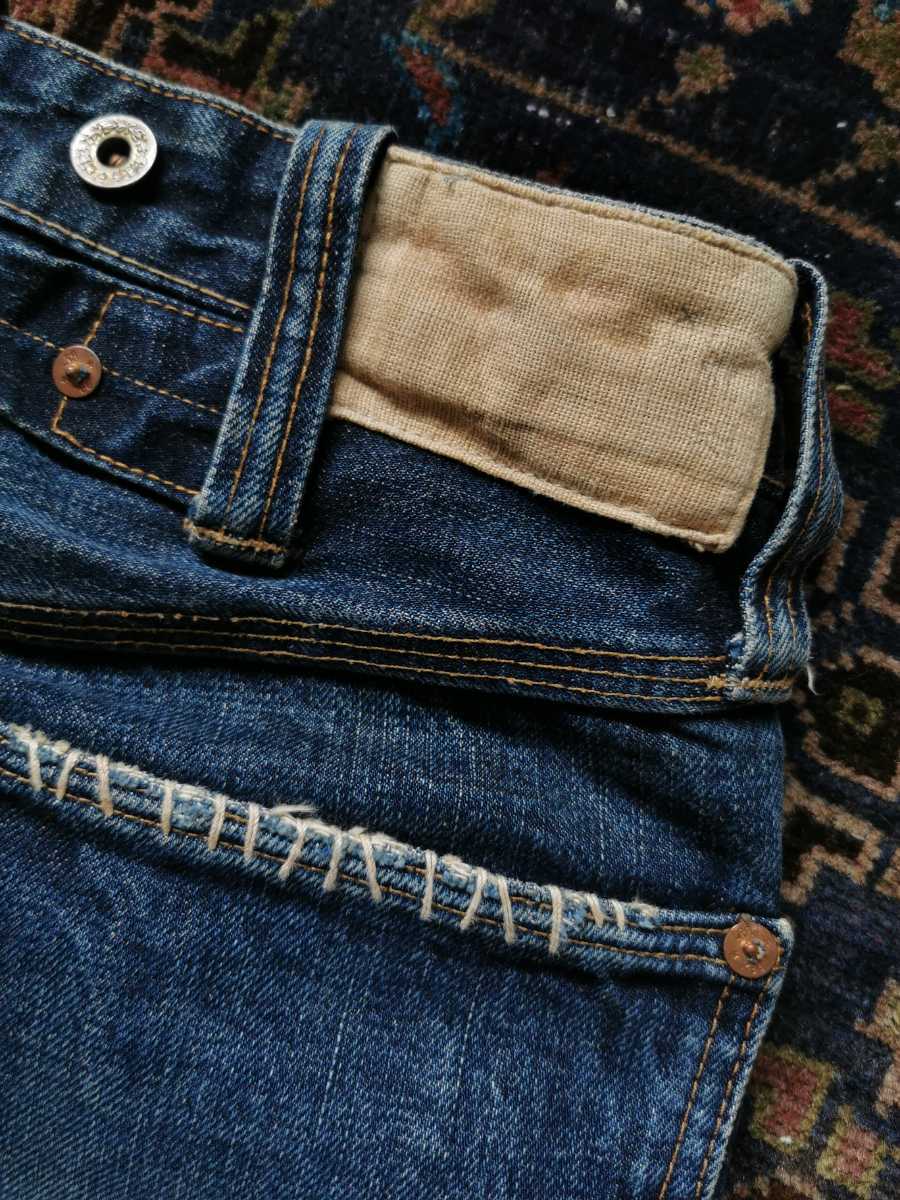 名作 RRL BALTIMORE BUCKLEBACK 3rd ボルチモア パッチワーク デニム