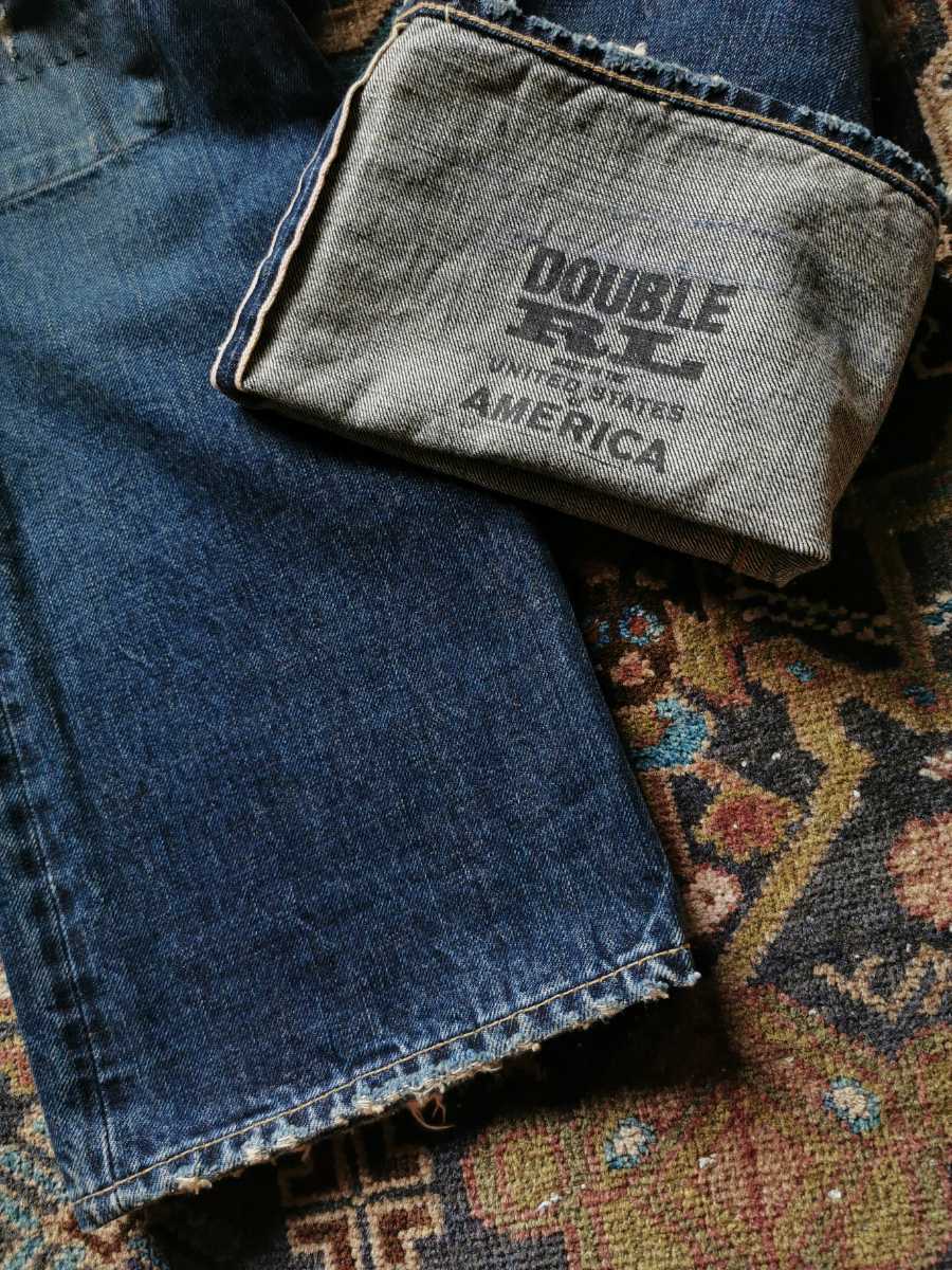 名作 RRL BALTIMORE BUCKLEBACK 3rd ボルチモア パッチワーク デニム