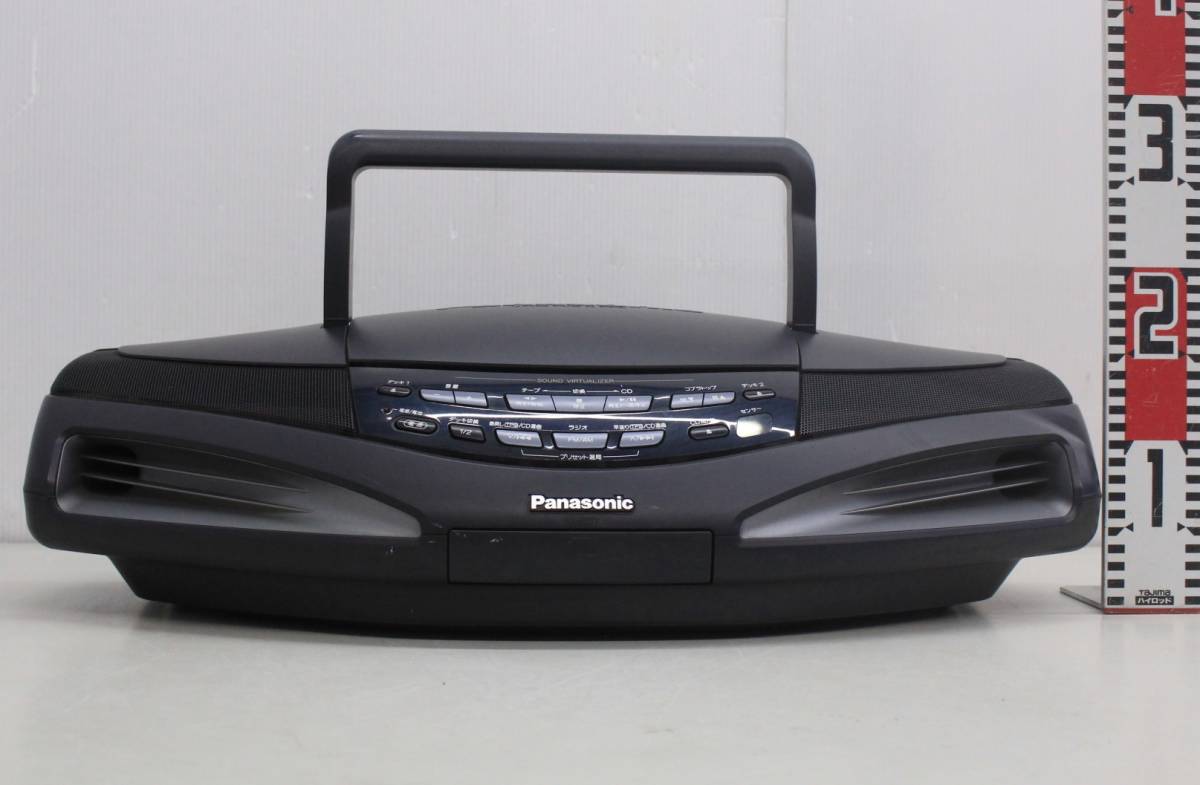 オーディオ機器 PANASONIC CDラジカセ RX-DT75 動作品 コブラトップ