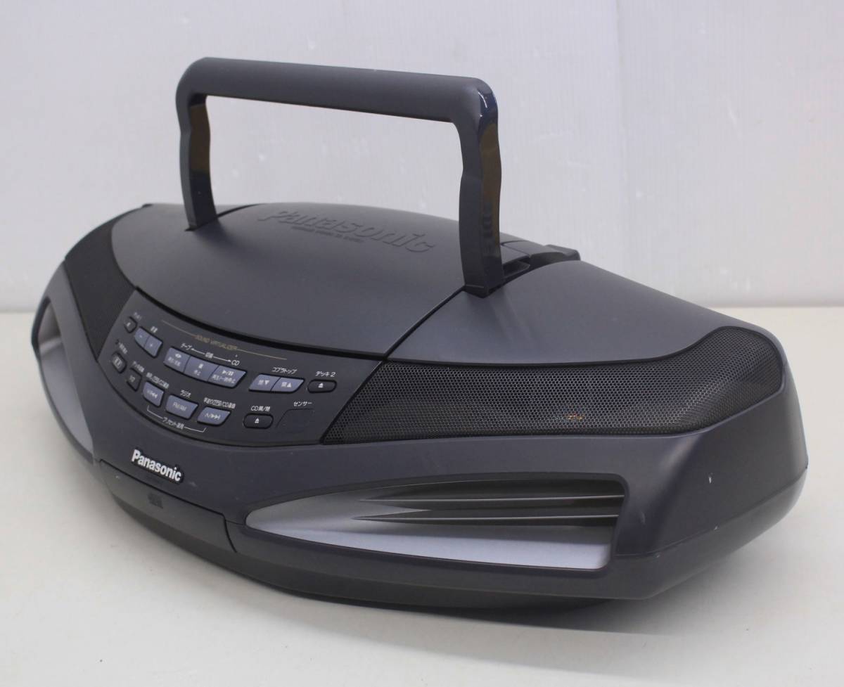 オーディオ機器 Panasonic CD・カセット・ラジオデッキ RX-DT07 ジャンク