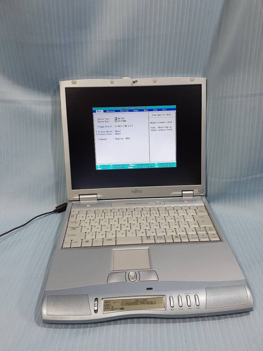 ♪♪送料無料！ジャンク ノートPC FUJITSU FMV-BIBLO NE5/600R BIOS