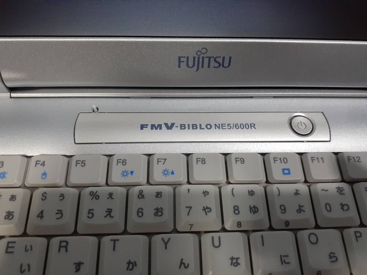 ♪♪送料無料！ジャンク ノートPC FUJITSU FMV-BIBLO NE5/600R BIOS