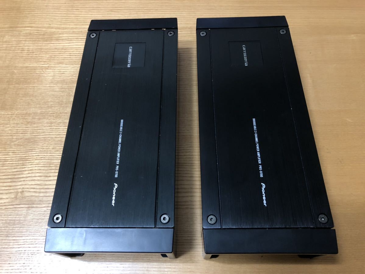 カロッツェリア PRS-D700 パワーアンプ 2台セット PRS-D700