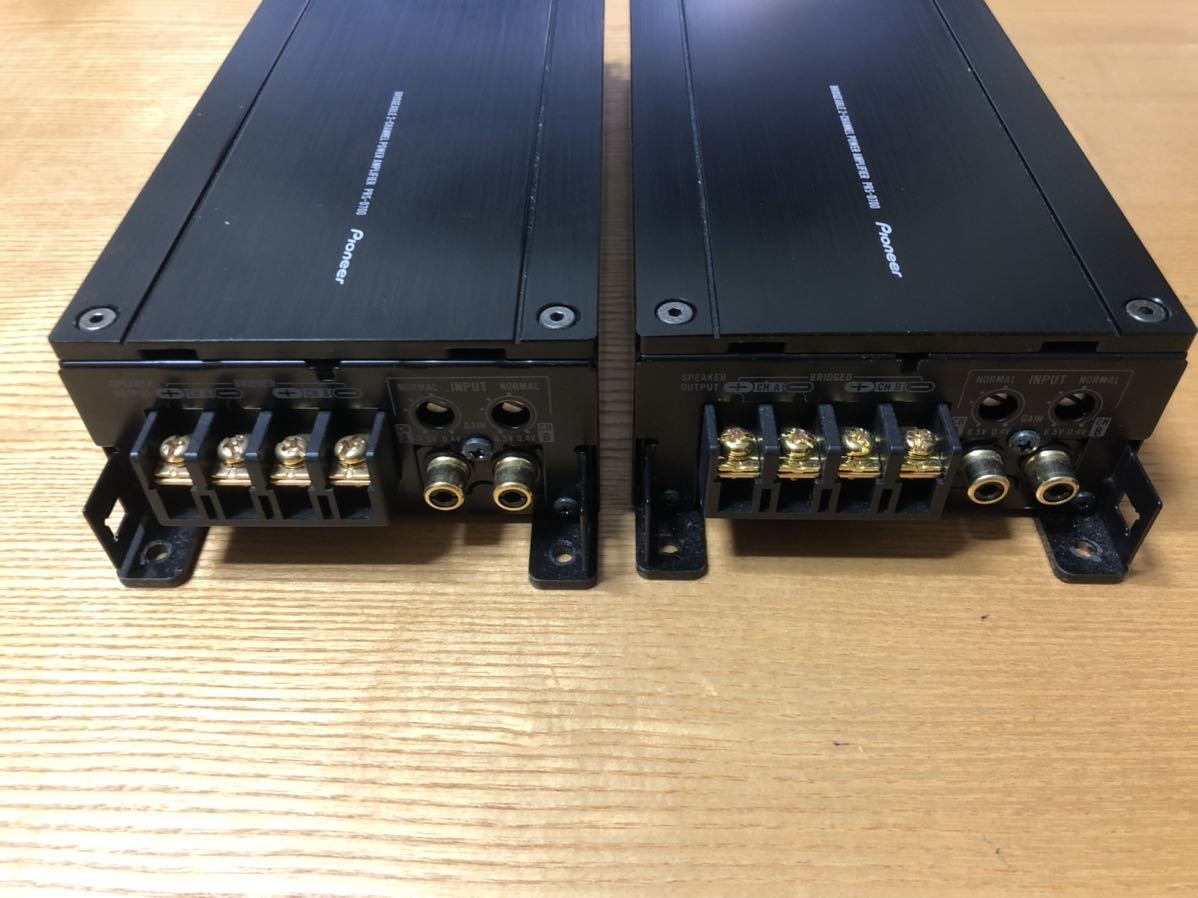 カロッツェリア アンプ PRS-D700 2台セット カロッツェリア PRS-D700 パワーアンプ 2台セット PRS-D700