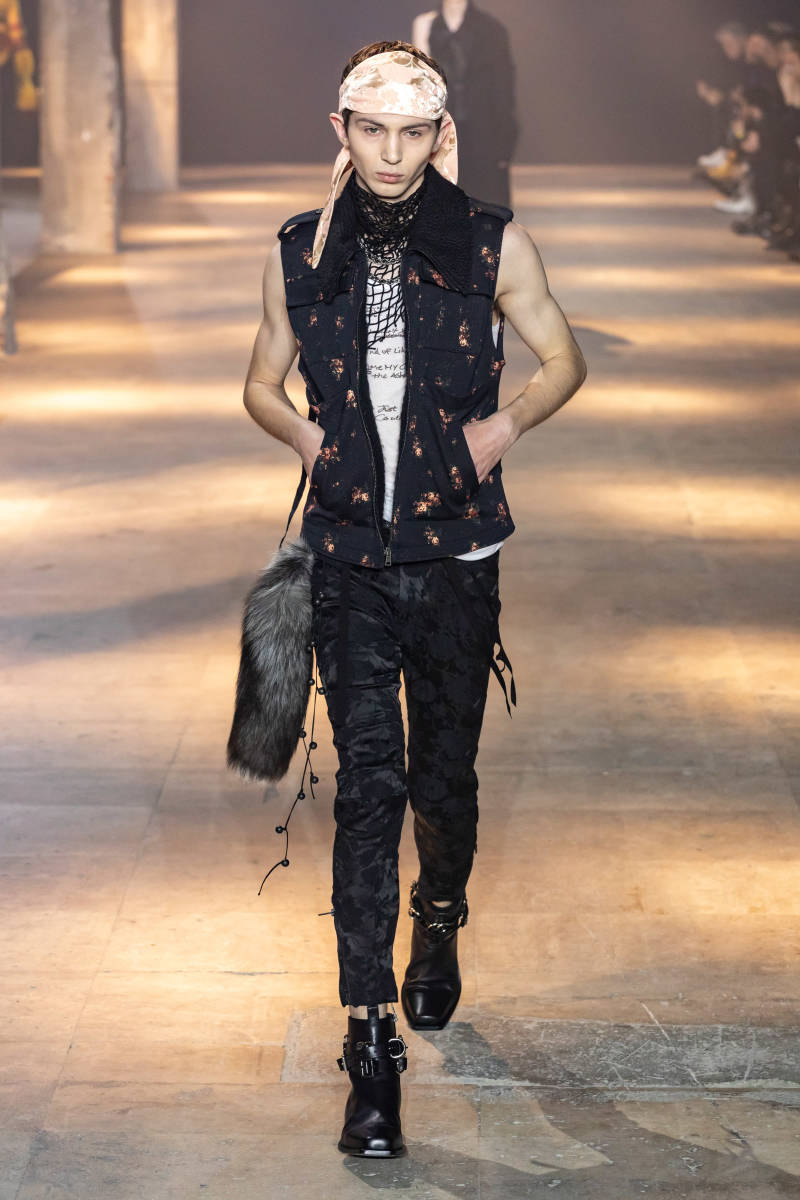 未使用品 アンドゥムルメステール ANN DEMEULEMEESTER 19AW ベルト 