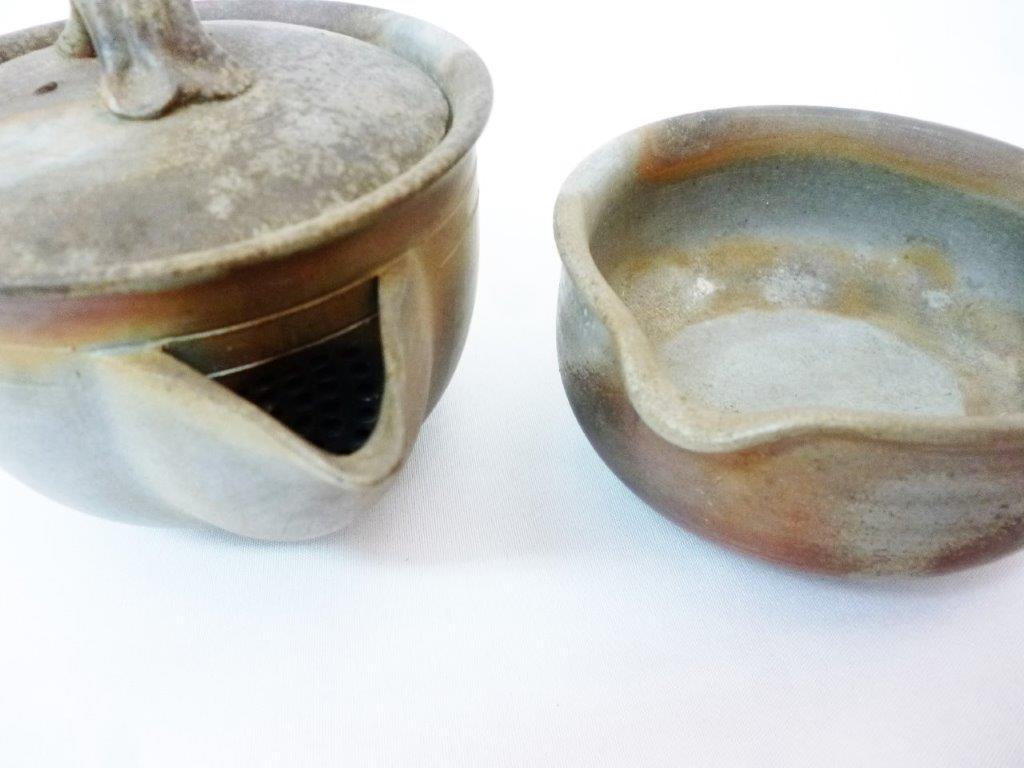 備前焼 木村陶峰 宝瓶 煎茶器揃 Yahoo!オークション - 煎茶器 湯冷まし
