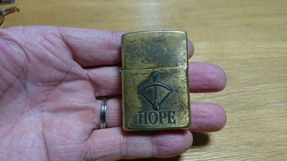 HOPE | Zippo Vintage Hope Lighter zippo ZIPPO Gold eBay Oil 