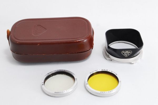 Rollei○ローライ Bay2用○メタル レンズ フード＆UVフィルター