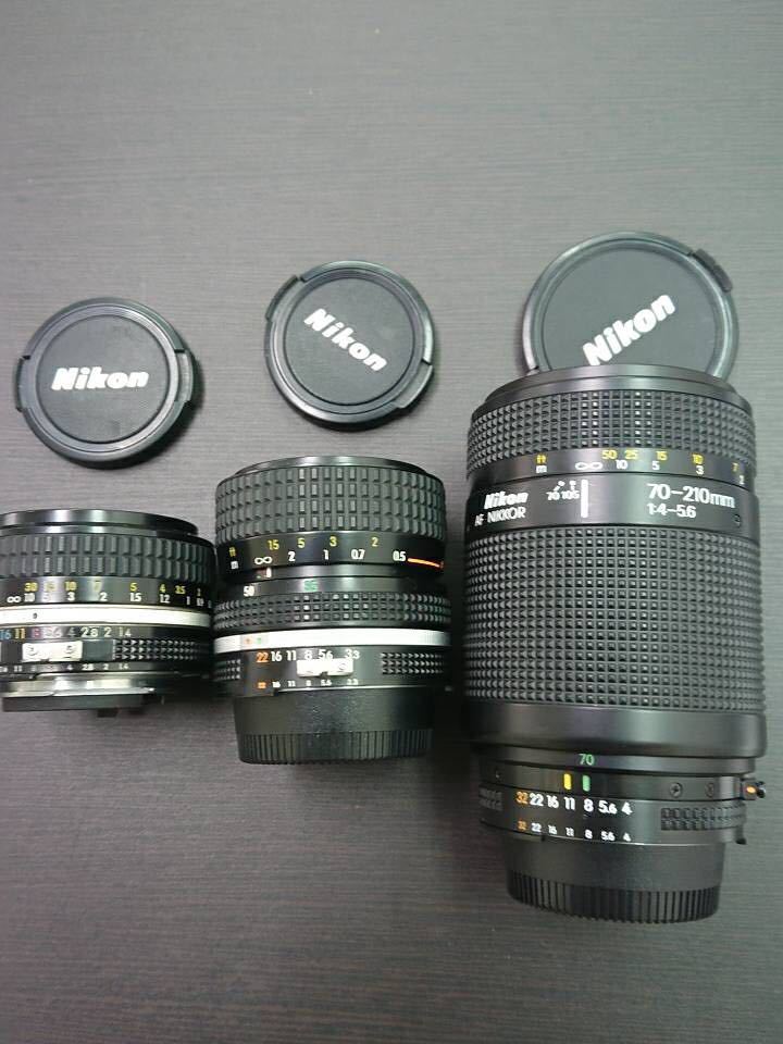 FE Nikon ブラック 動作未確認 - レンズ3点セット 一眼レフ ニコン | NIKKOR メルカリ ☆完全動作＆美品☆Nikon 36-72mm F3.5 nikon レンズセット