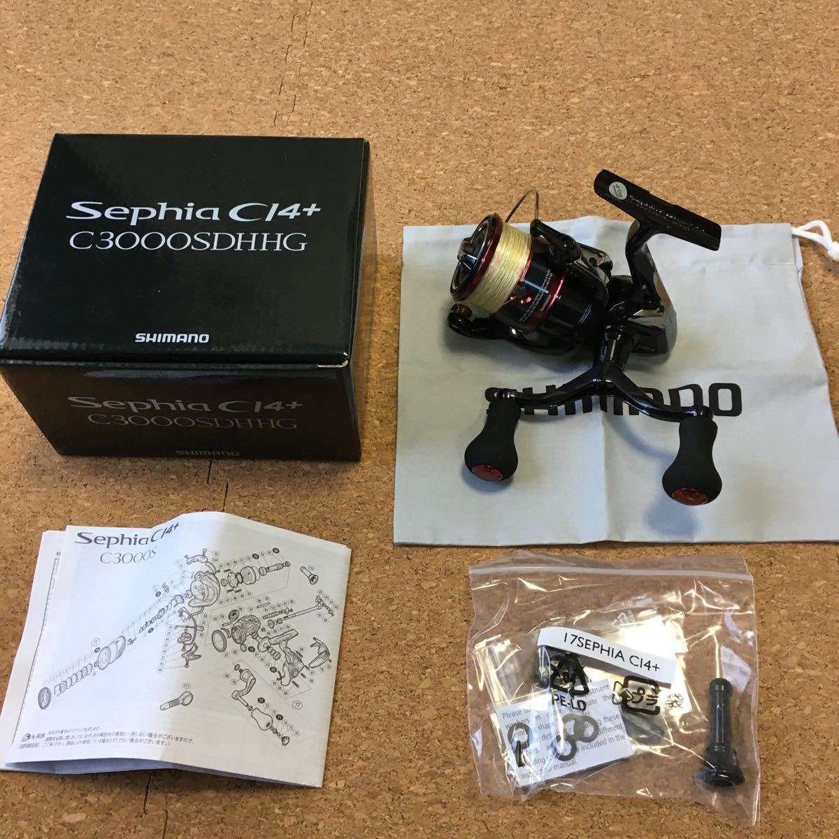 SALE，本物保証 シマノ 17セフィア CI4+ C3000SDHHG エギング 軽量 綺麗(シマノ)｜売買されたオークション情報、yahooの商品情報をアーカイブ公開 - オークファン シマノ