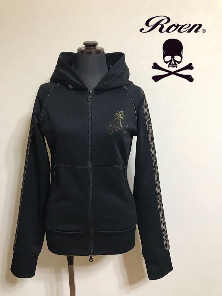 専用　Roen 極美品　ジップアップ　スカル　ラインストーン　hoodie Roen 極美品 ジップアップ スカル ラインストーン hoodie skull 【公式