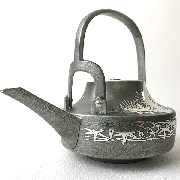 本錫 松竹梅 酒器 本錫製 浪華錫半造 銚子 盃台