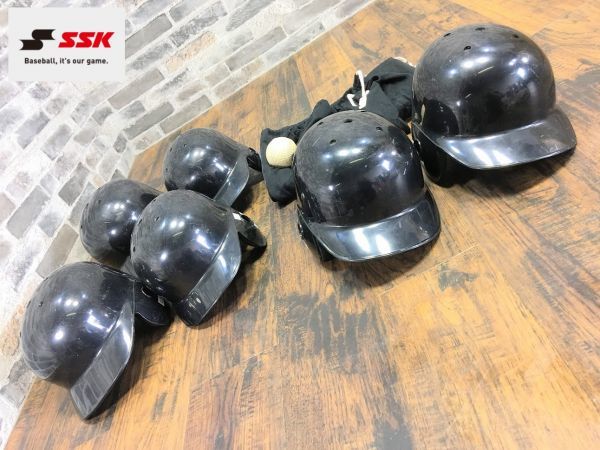 超激得，爆買い 1円スタート 赤字覚悟 SSK 軟式野球用 ヘルメット J.S.B.B 右用4個 左用2個 まとめて 草野球 大人用 防具 即日配送(大人用)｜売買されたオークション情報、yahooの商品情報をアーカイブ公開 - オ ヘルメット