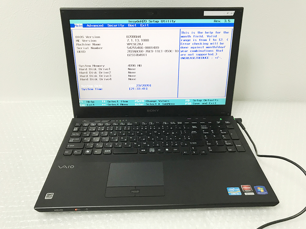 VAIO - ジャンク SONY 動作未確認 SONY（ソニー by PCG-41218N | i3