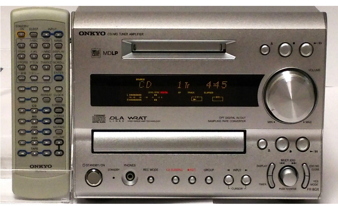 ☆ 動作品 ☆ONKYOシステムコンポ FR-9GX ☆ CDピックアップ交換 ☆ 取
