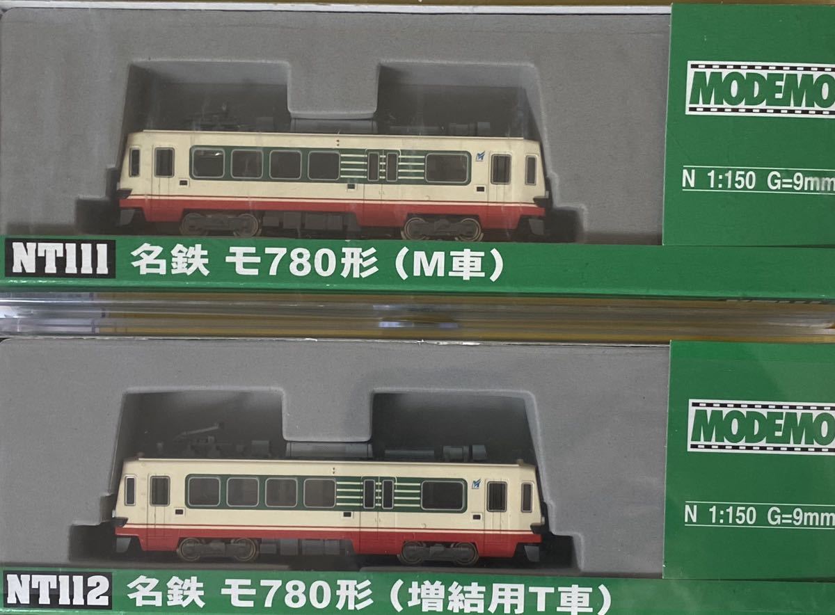MODEMO NT111/NT112 名鉄 モ780形 (M+T車) 2両セット MODEMO NT111
