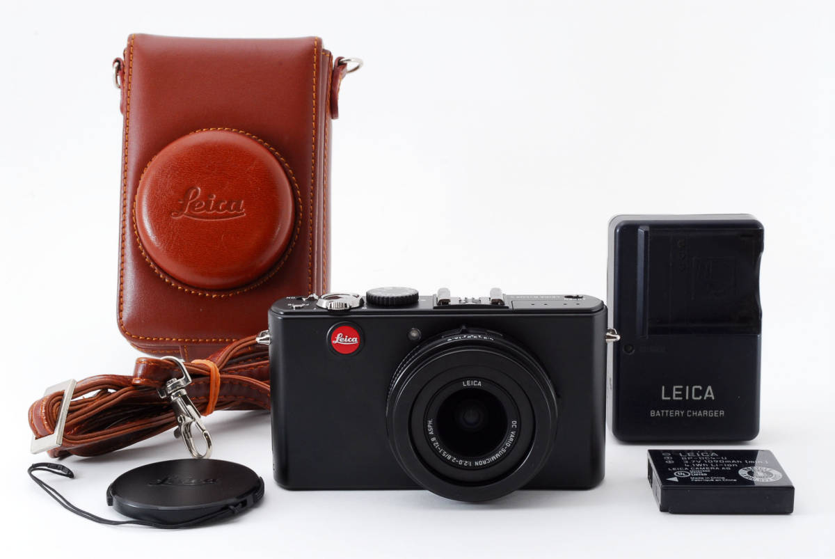 ◇良品◇ライカ LEICA D-LUX4 ブラック レザーケース/20923 【公式通販】