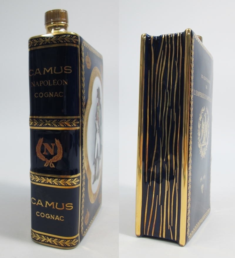 ZE448☆古酒☆CAMUS カミュ☆NAPOLEON☆ブック☆2本セット☆未開封
