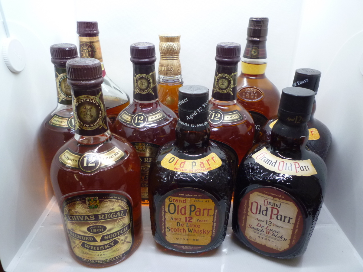 未開栓 古酒】【1000円スタート】スコッチウイスキー10本/Old Parr 