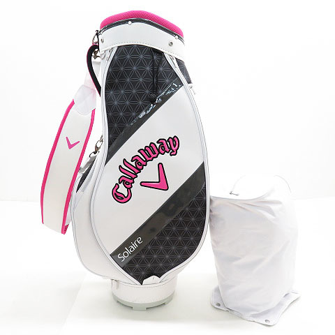 【限定SALE，大人気】 CALLAWAY キャロウェイ ソレイユ カートキャディバッグ ホワイト系 8.5型 240001409398 ゴルフウェア(キャロウェイ)｜売買されたオークション情報、yahooの商品情報をアーカイブ公開 - オークファン キャディバッグ