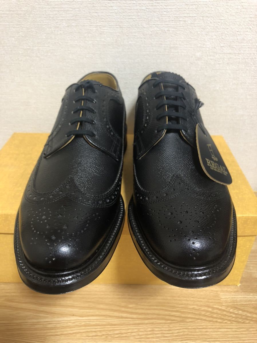 新品※ REGAL リーガル ウィングチップ 2235 ブラック24.5 2E 販売価格