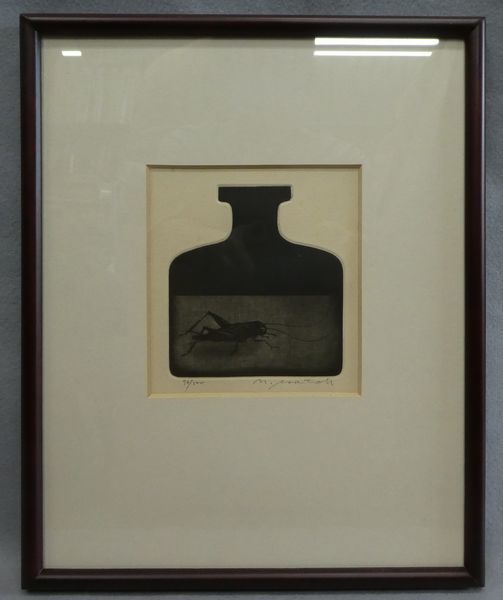 Yahoo!オークション (版画) 佐藤暢男「さくらんぼ ふたつ」銅版画 59