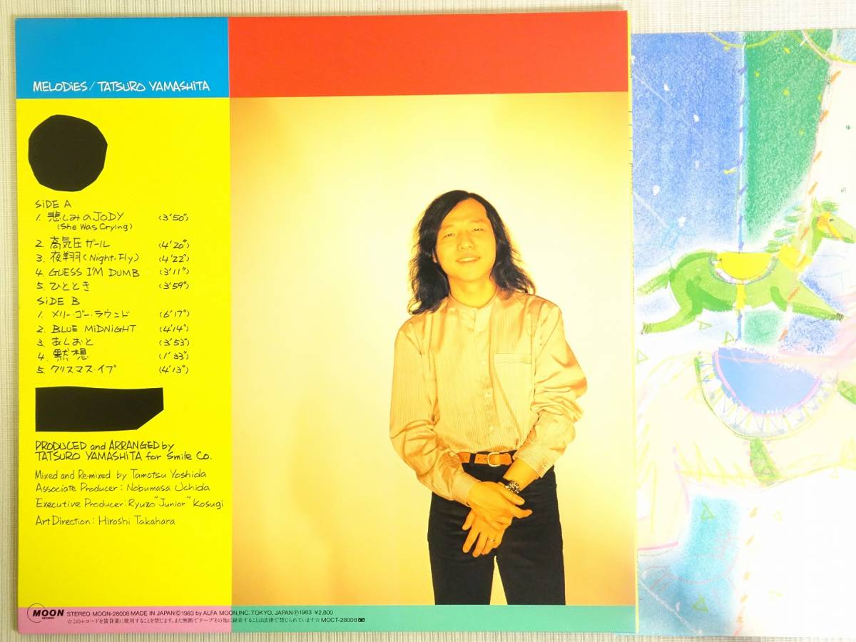 山下達郎 TATSURO YAMASHITA LPレコード6枚 ⁄ Melodies 貴重品⁄山下