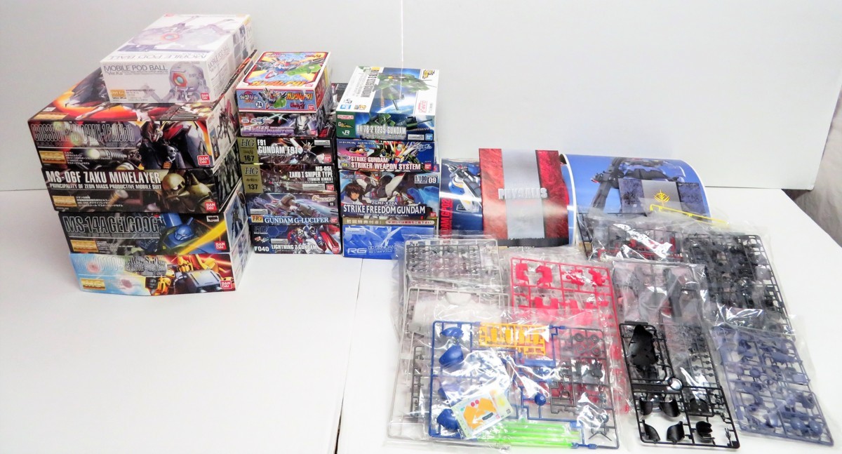 定番人気，本物保証 ジャンク扱い HO-572 バンダイ 機動戦士ガンダム ガンプラ プラモデル MG/HG他まとめて17点 箱/パーツ/取説欠品 組立途中他 品(機動戦士ガンダム)｜売買されたオークション情報、yahooの商品情報 機動戦士ガンダム