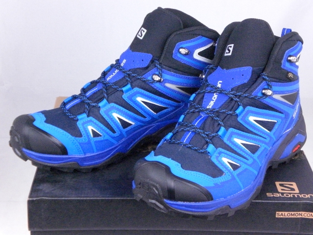 最安値，人気 SALOMONサロモンX ULTRA 3 MID GTX27.5cm NAVY BLAZER/INDIGO BUNTING/PEARL BLUE トレッキング ハイキング ゴアテックス(27.5cm)｜売買されたオークション情報、yahooの商品情報をアーカイブ公開 - オークファン 27.5cm